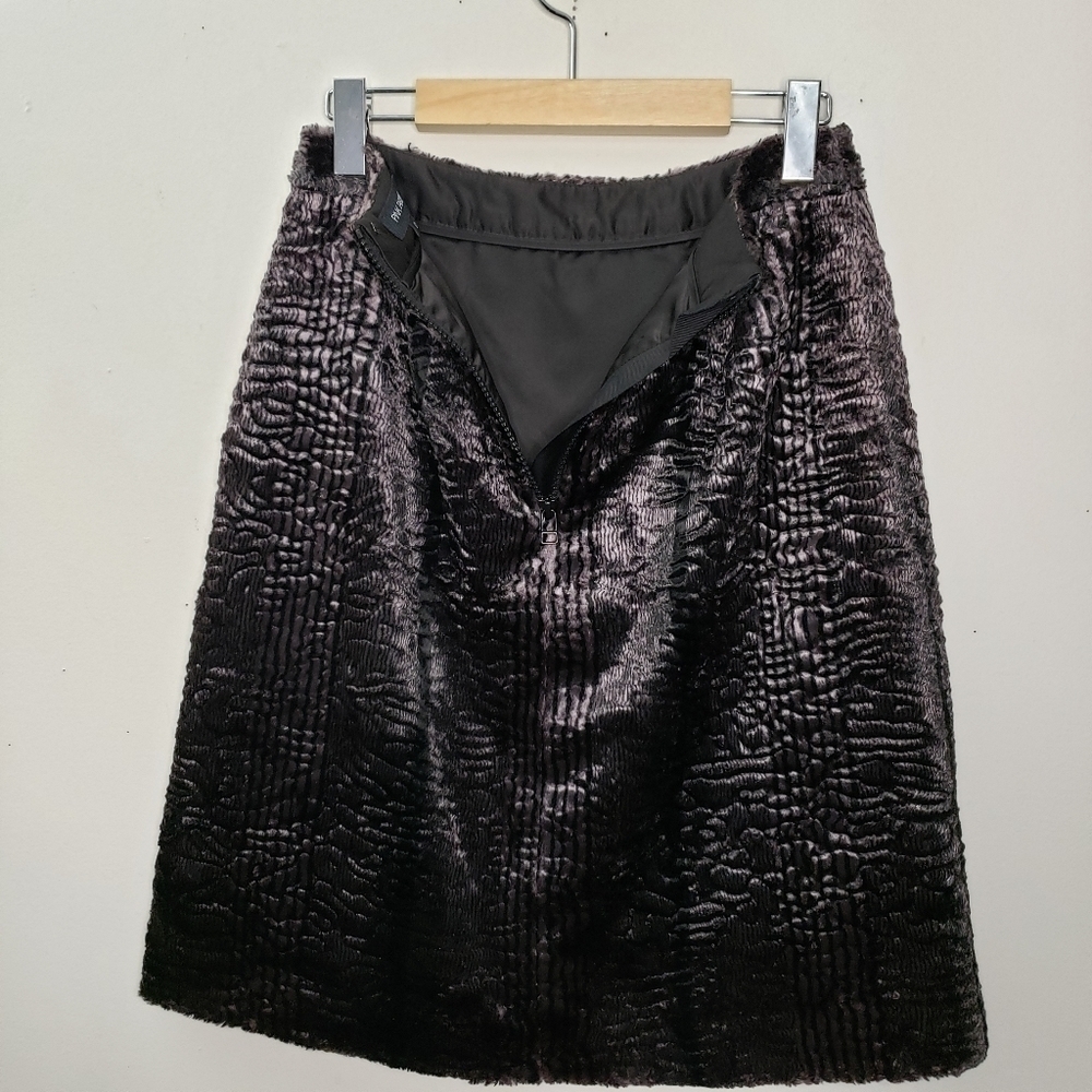 Pink Tartan Velvety Print Midi Skirt Size Small - Picture 6 of 8